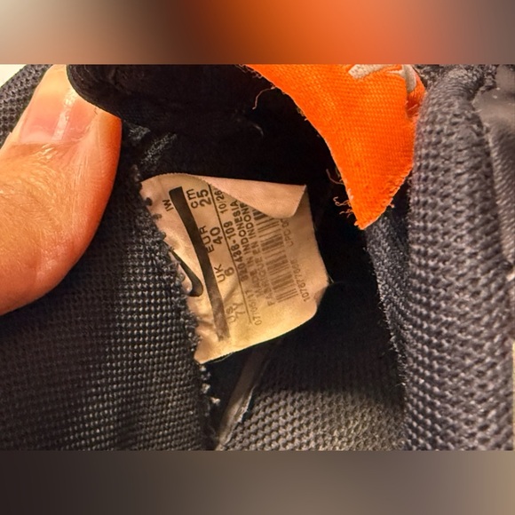 Nike Air Force 1 '07 LV8 'White Black Orange' Sneakers 823511-104 - Picture 9 of 9